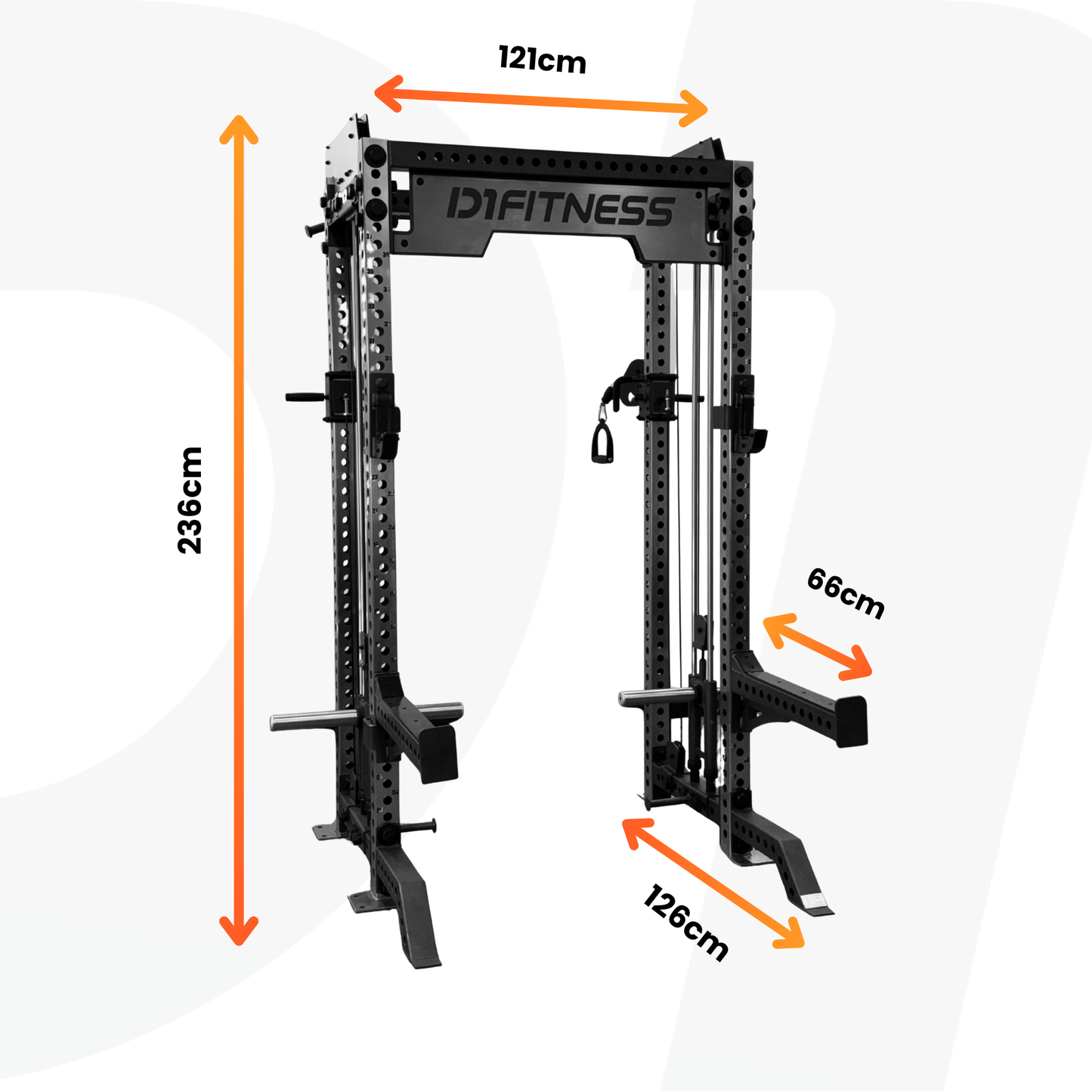 Half Rack PowerFlex com Roldanas