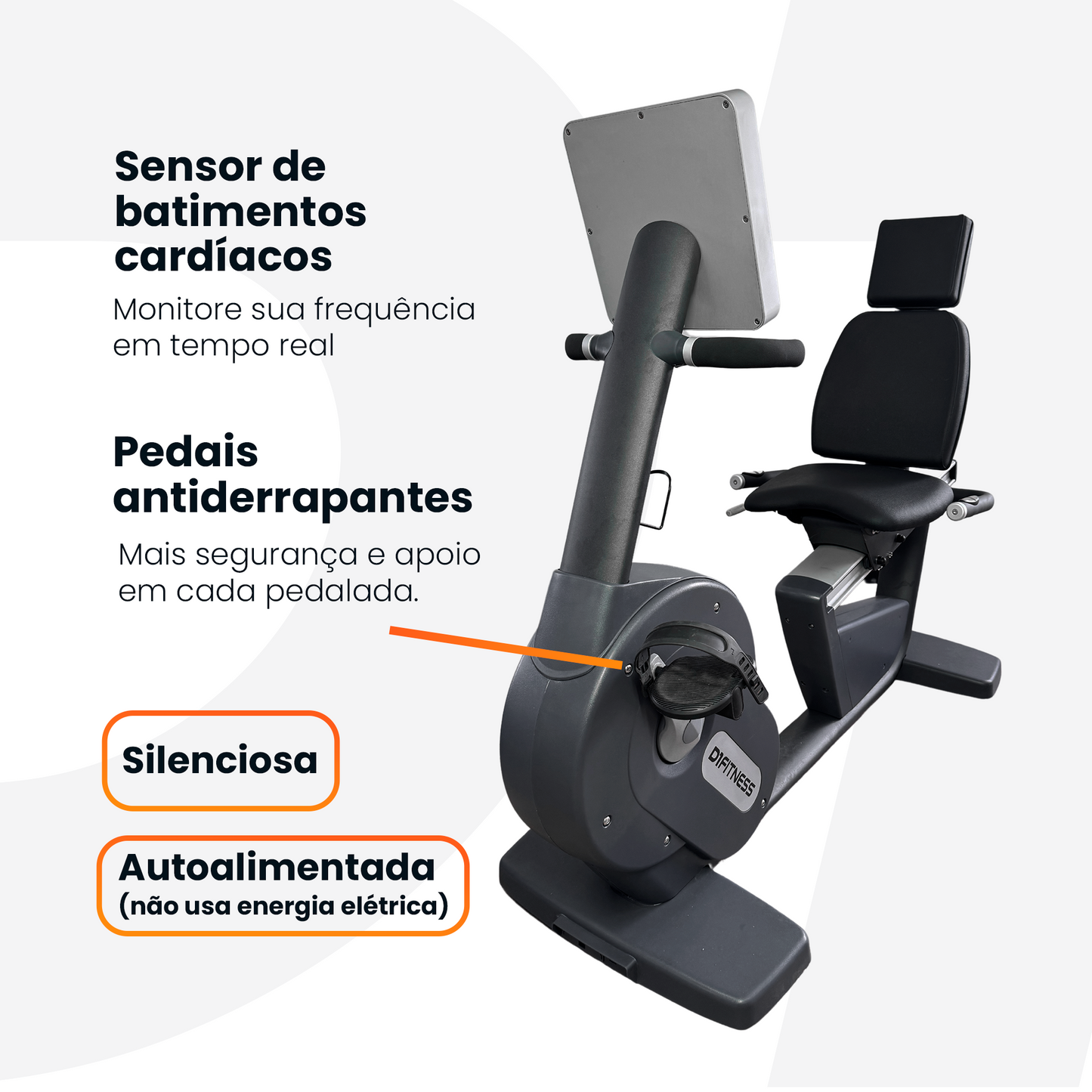 Bicicleta Ergométrica Horizontal