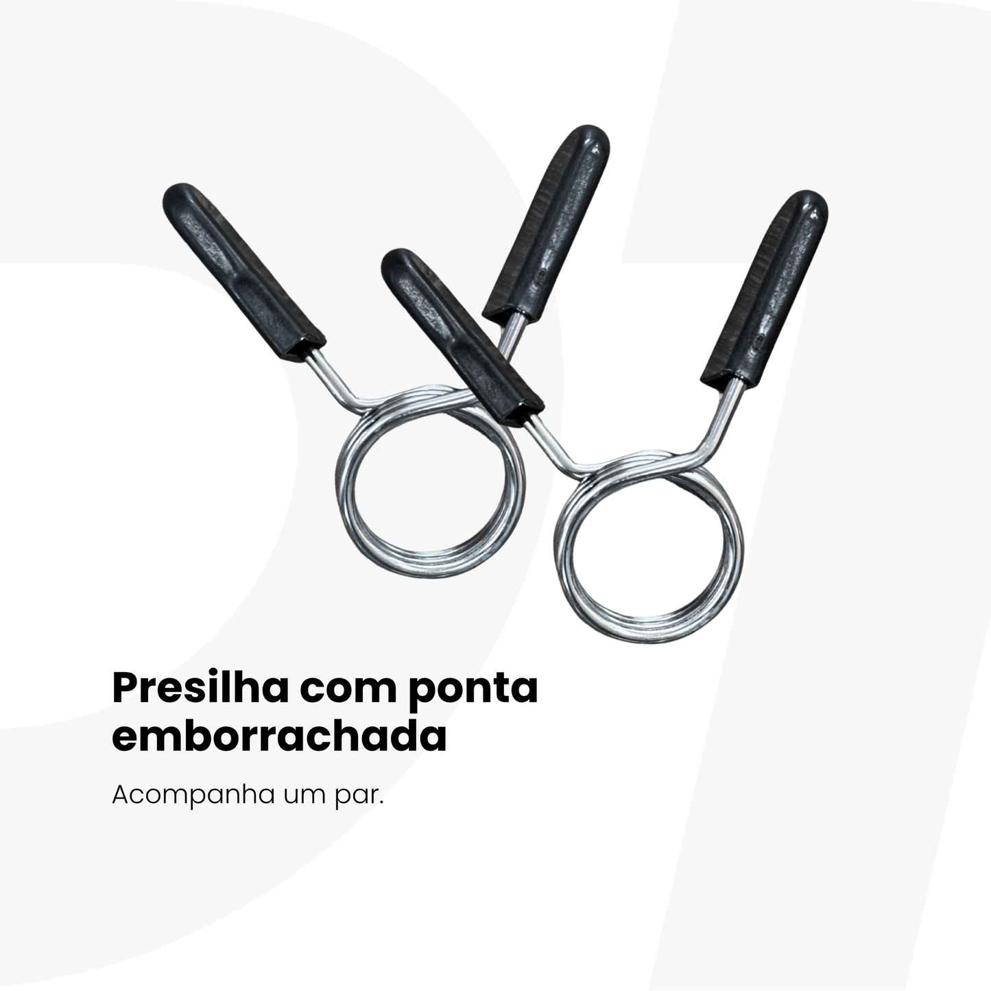 Barra Reta Maciça Cromada 1,80m para Musculação