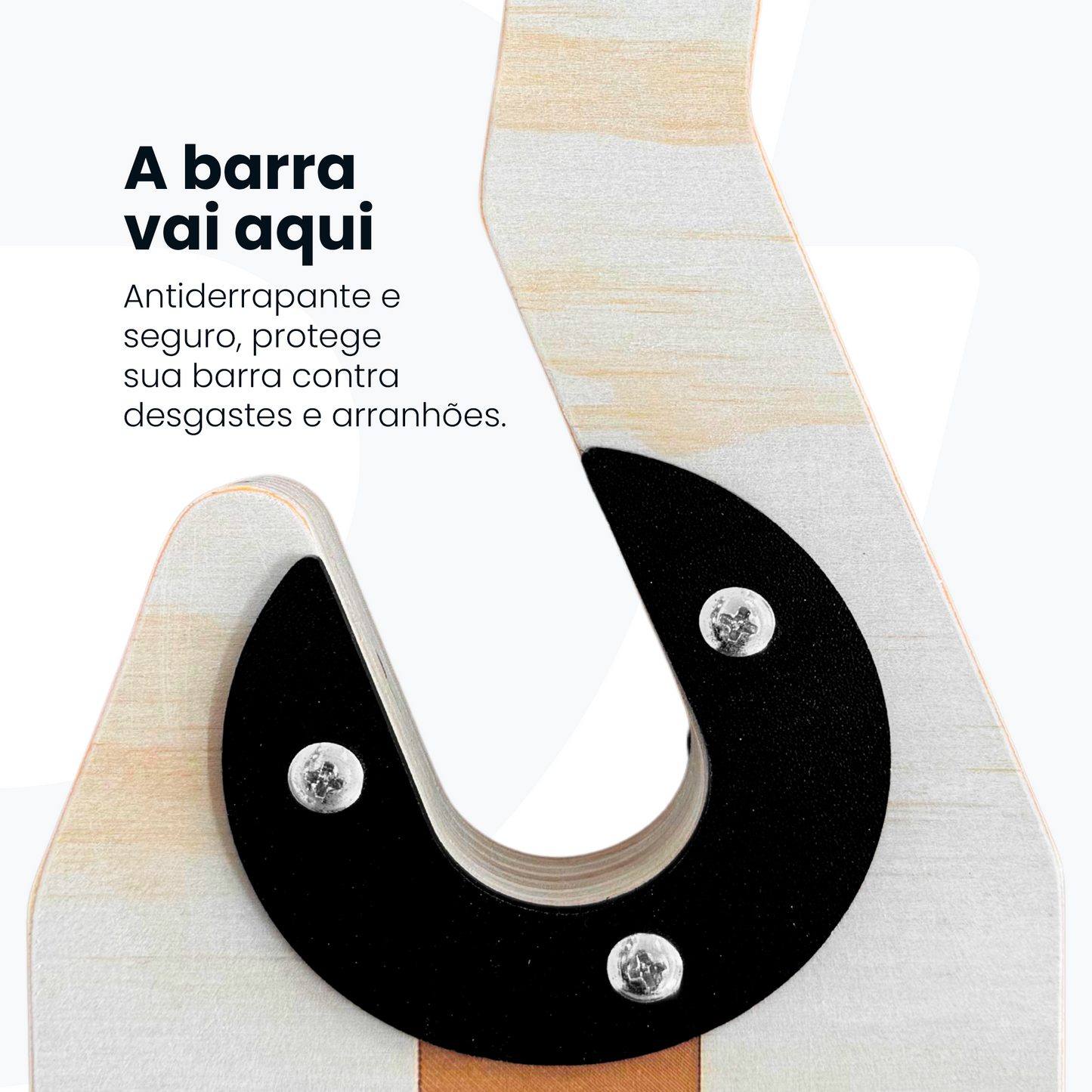 Macaco Barbell Jack de Levantamento Terra em Madeira
