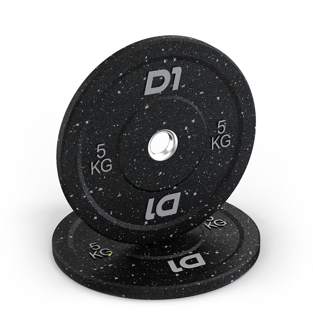 Kit 10 Anilhas Olímpica Bumper Cross Training de Borracha Hi Temp 5kg