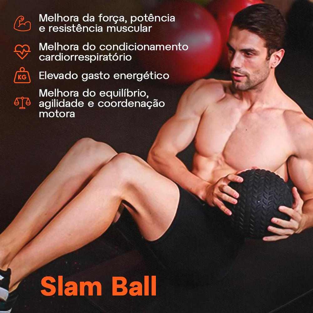 Kit 4 Slam Balls Texturizadas - 3kg, 5kg, 6kg e 8kg