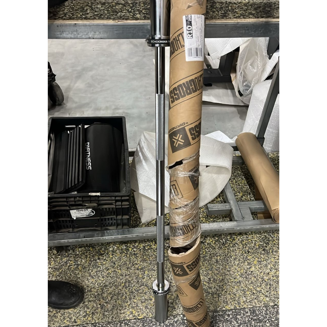 Barra Olímpica Reta Para Musculação 1,2m - Cromada (OUTLET)