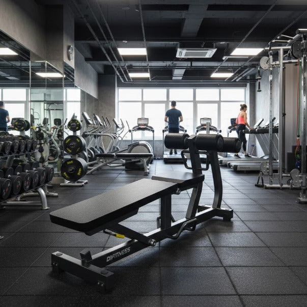 Banco Prancha Abdominal Declinada Dominator - D1Fitness