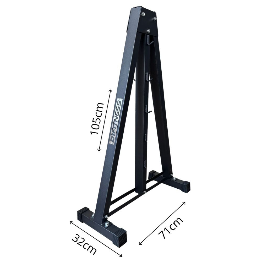 Suporte Expositor Triangular para Puxadores Musculação