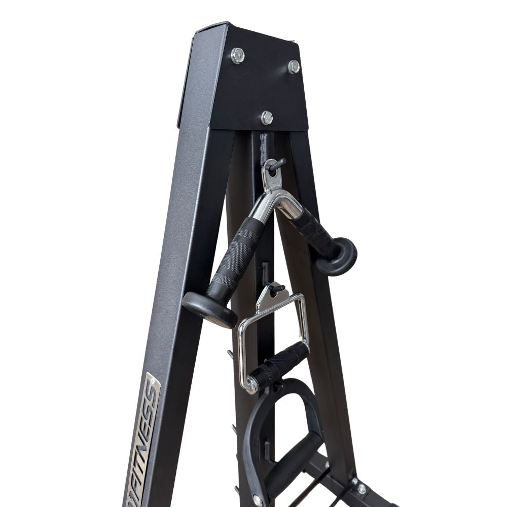 Suporte Expositor Triangular para Puxadores Musculação