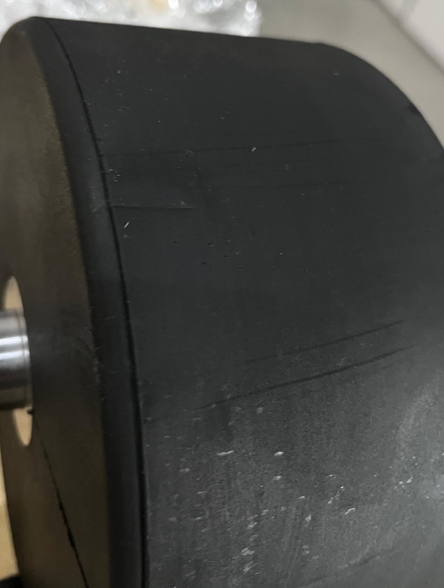 Barra Montada Reta Emborrachada - Elite 45kg (OUTLET)