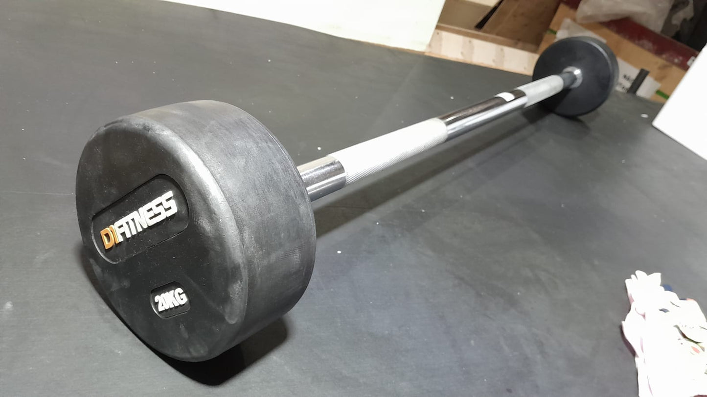 Barra Reta Montada - Borracha Virgem 20kg - Usada