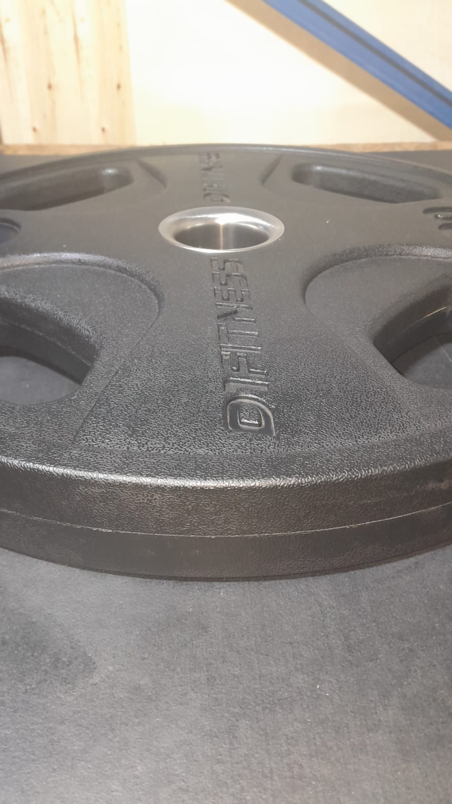 Anilha Elite Emborrachada - 4 Grips 20kg USADA