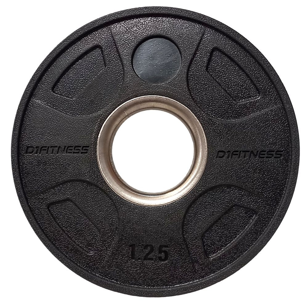 Kit 4 Anilhas Elite Emborrachada 4 Grips 2,5kg