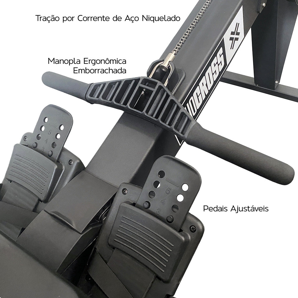 Combo Strong 3: Air Bike + Remo + Brinde (3un Wall Ball 3.0)