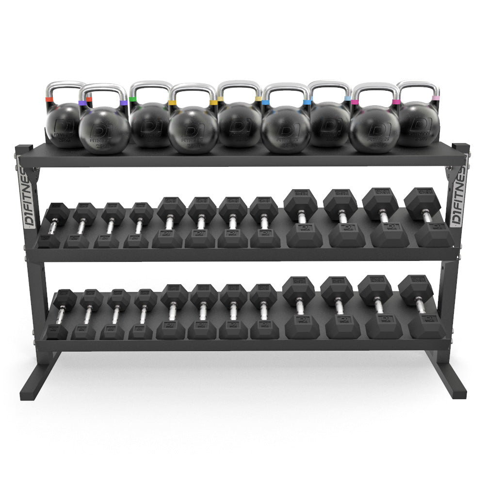 02B suporte dumbbell e kettelebell