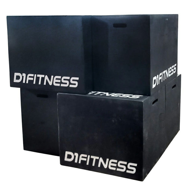 Caixa para Salto Cross Training - Plyo Box 3 em 1 - 50x60x75cm – D1Fitness