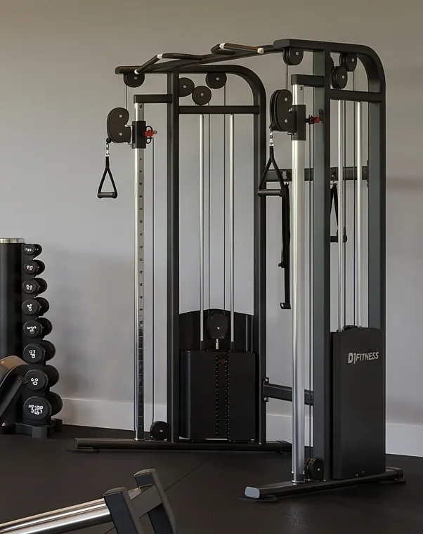 Estação de cross over D1Fitness