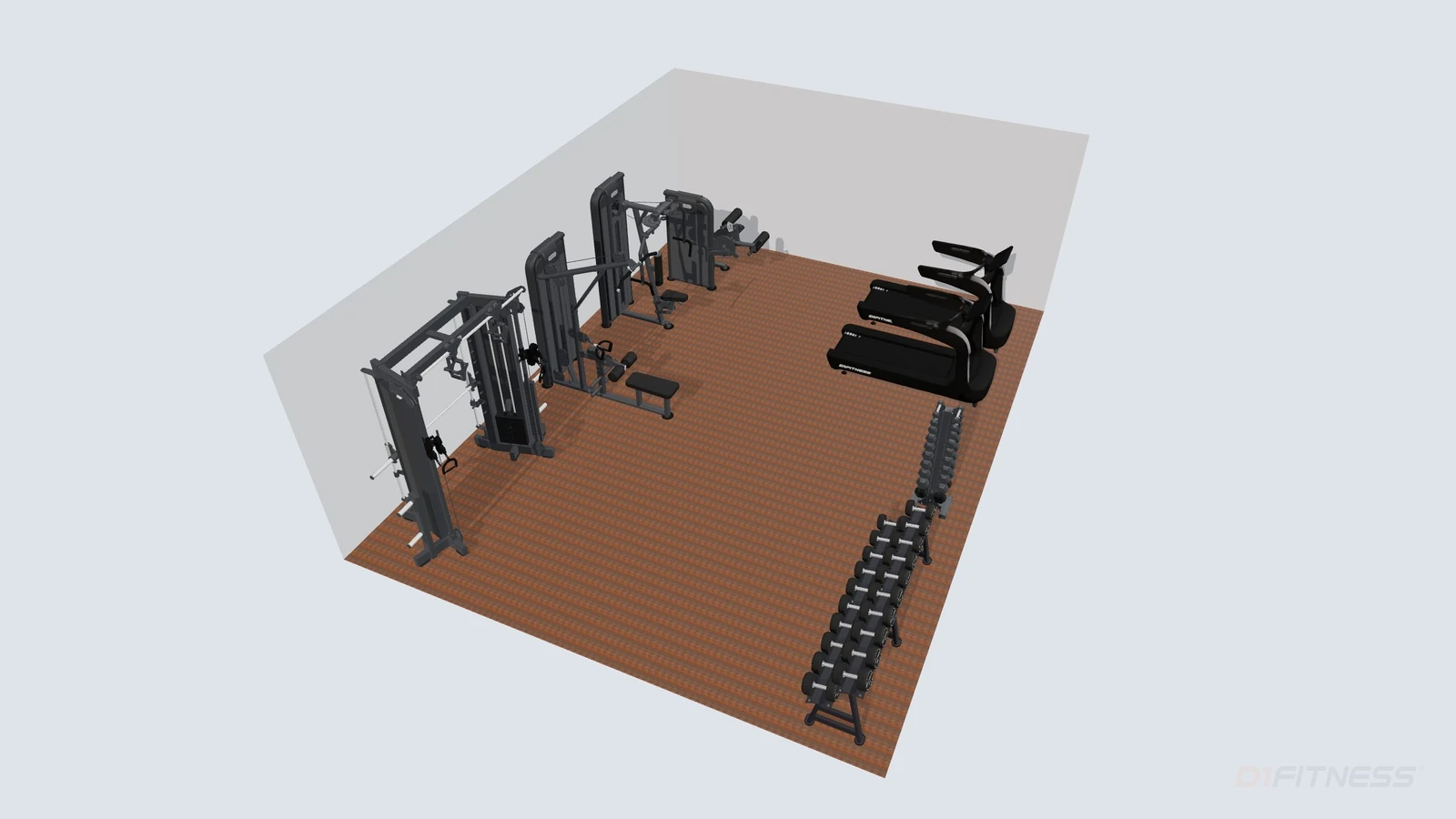 Projeto da academia em 3D