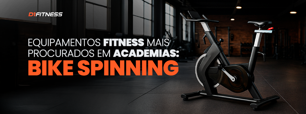 Equipamentos fitness mais procurados em academias: Bike spinning - D1Fitness
