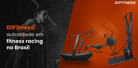 D1Fitness: autoridade em fitness racing no Brasil — esteira curva, remo e ski erg