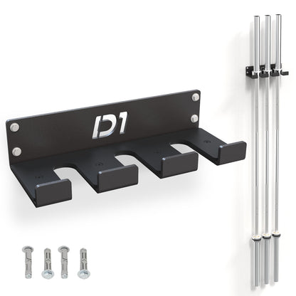 Kit Suporte de Barra Olímpica + Par de Presilhas - D1Fitness