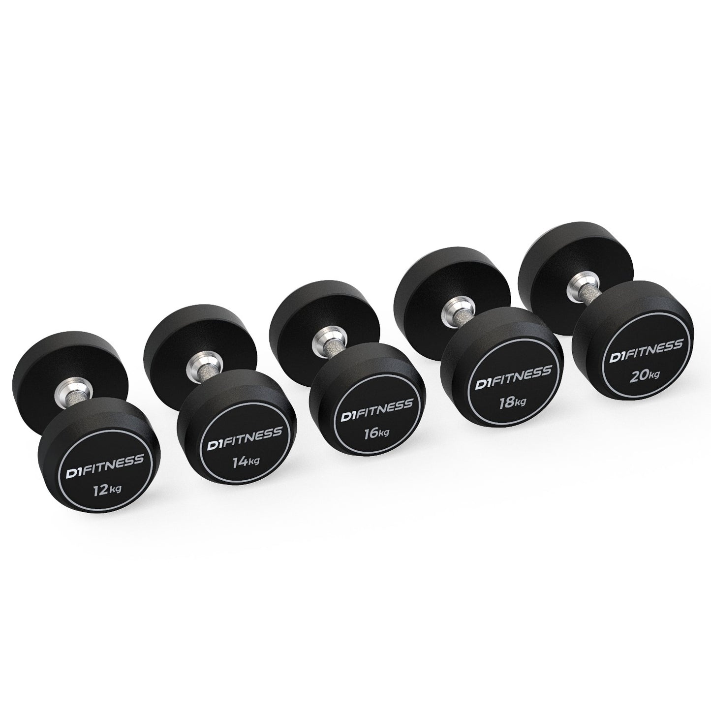 Kit Dumbbell Rubber Elite