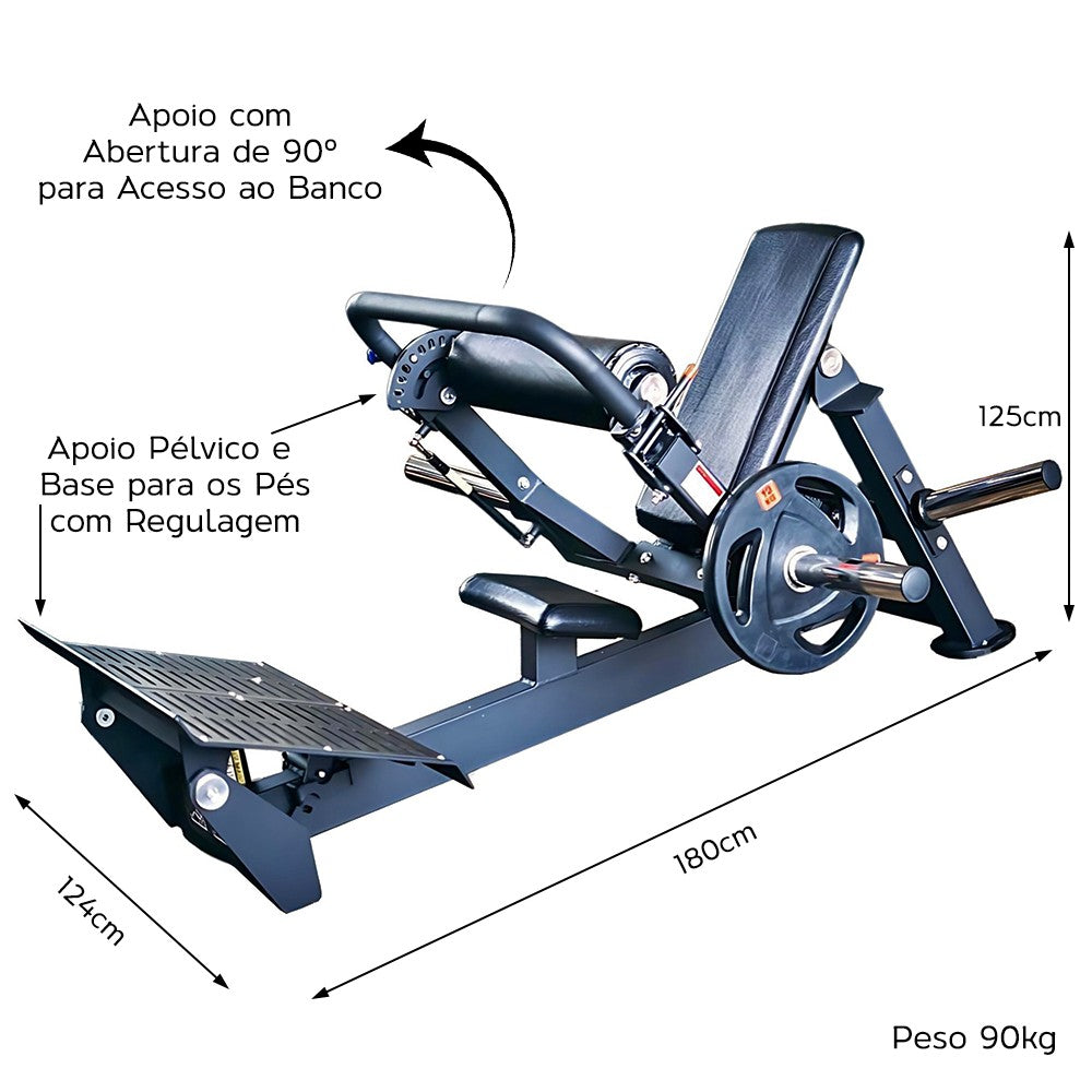 Elevação Pélvica Profissional - Hip Thrust