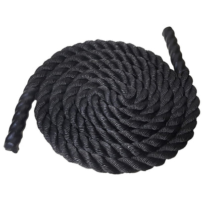 Corda Naval Rope Training - Torcida - 36mm - Preta - D1Fitness