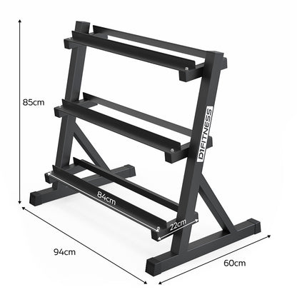 Kit Suporte Estante para Halter + Halteres 10,15,17.5,20,22.5,27.5 kg