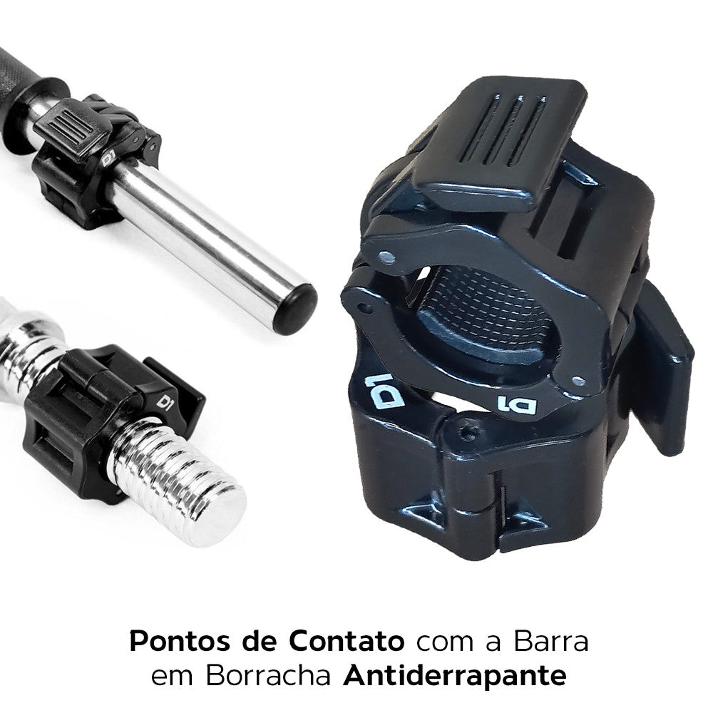 Barra Reta 1,8m com presilha 25mm Lock Press