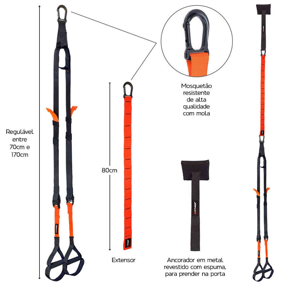 Fita de Suspensão C/ Regulagem - Treinamento Suspenso