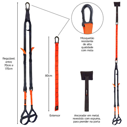 Fita de Suspensão C/ Regulagem - Treinamento Suspenso