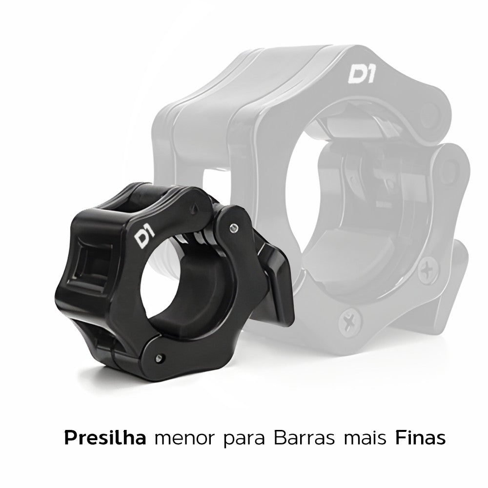 Barra Reta 1,8m com presilha 25mm Lock Press