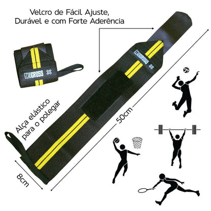 Munhequeira de Pulso Elástica Protetor Punho - Wrist Band