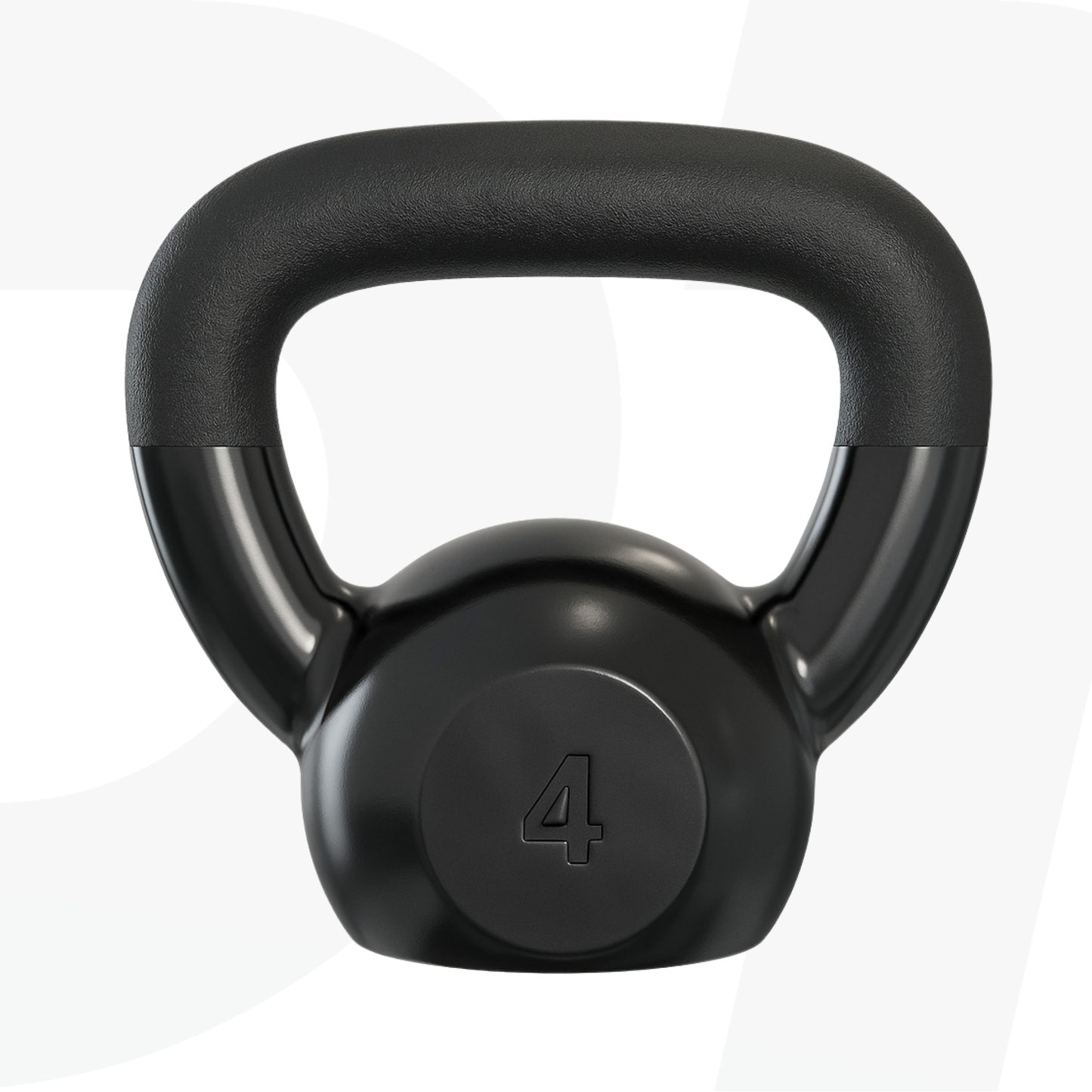 Kettlebell Emborrachado IronCast - Alça Longa