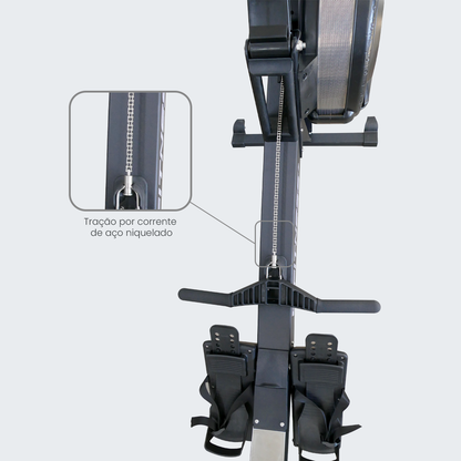 Remo Seco - Indoor Air Rower EchoCross Pro - D1Fitness