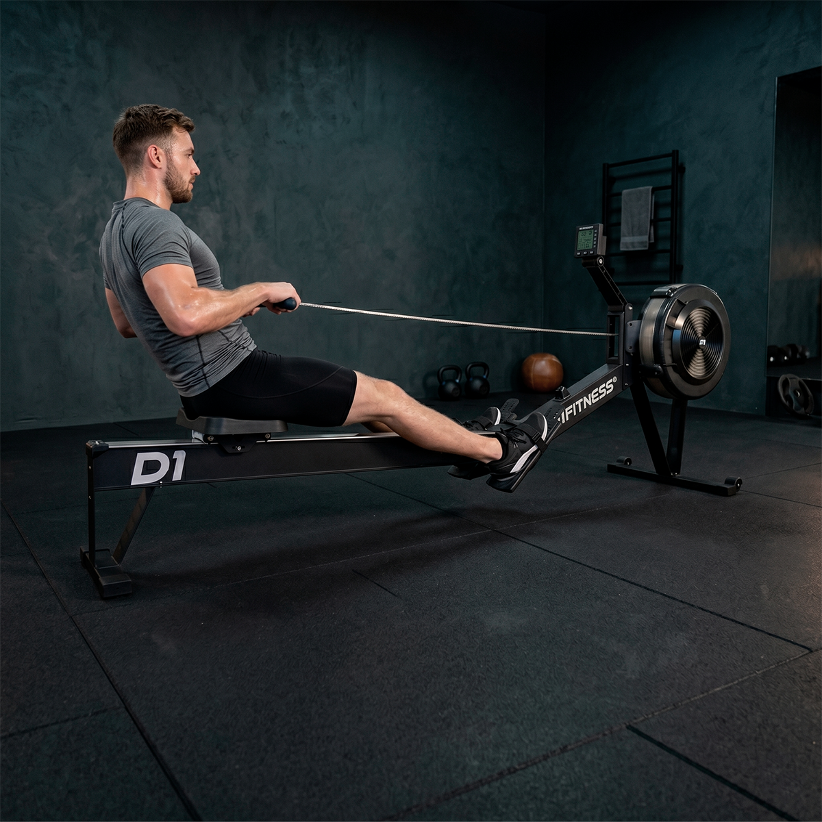 Remo Seco - Indoor Air Rower EchoCross Pro - D1Fitness