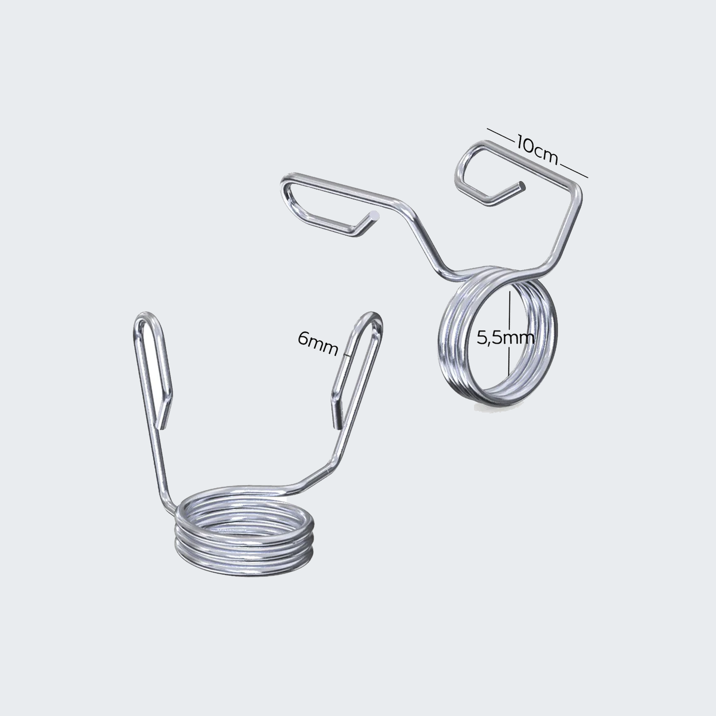 Kit Barra Olímpica Masculina 220cm 20kg + Par de Anilhas 5kg + Par de Presilhas