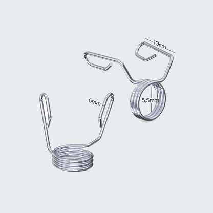 Kit Barra Olímpica Masculina 220cm 20kg + Par de Anilhas 5kg + Par de Presilhas