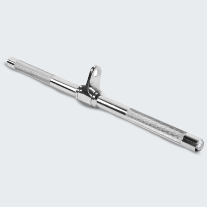 Puxador Pulley Tríceps Barra Reta Cromada C Rolamento