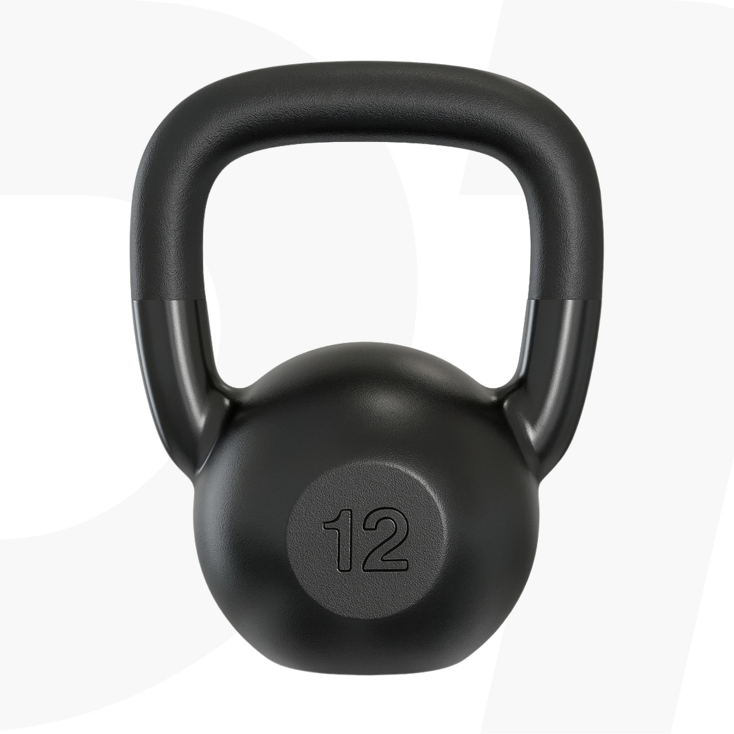 Kettlebell Emborrachado IronCast - Alça Longa