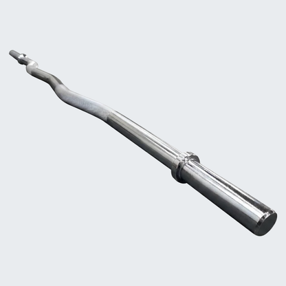 Barra W Maciça 1,2m Cromada para Musculação