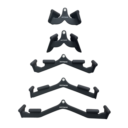 Kit Puxador Anatômico Revestido Musculação Multipegada