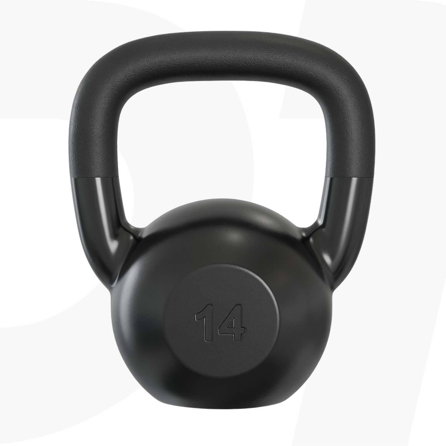 Kettlebell Emborrachado IronCast - Alça Longa