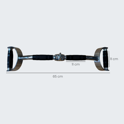 Puxador Pulley Barra Romana com Giro 65cm