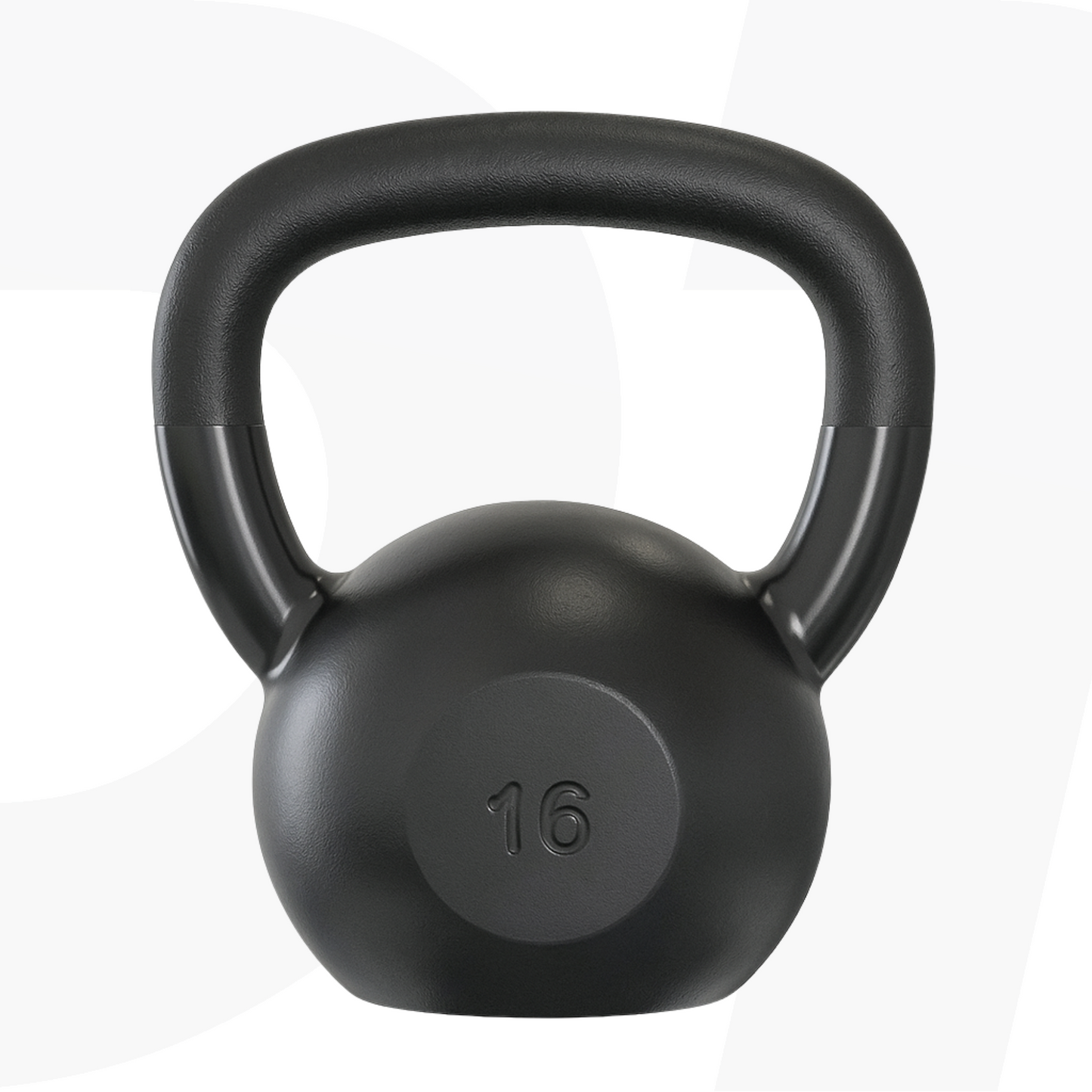 Kettlebell Emborrachado IronCast - Alça Longa