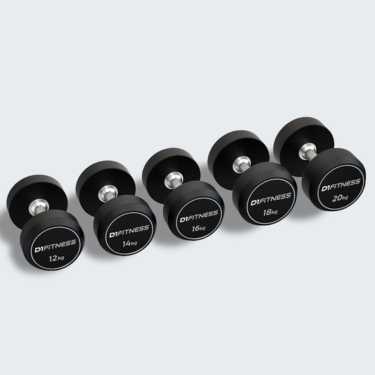 Kit Dumbbell Rubber Elite