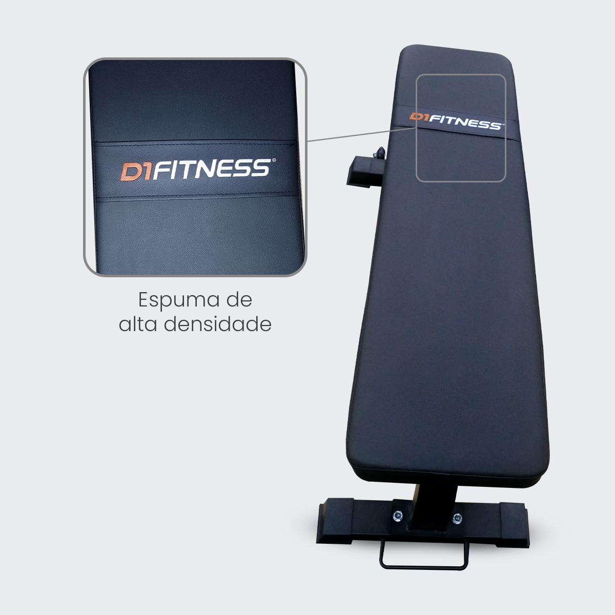 Banco Reto Fixo para Academia - D1Fitness