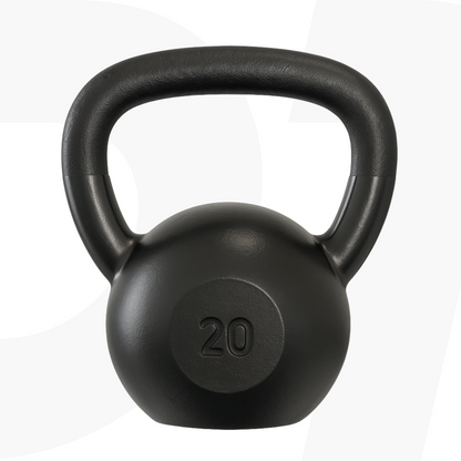 Kettlebell Emborrachado IronCast - Alça Longa