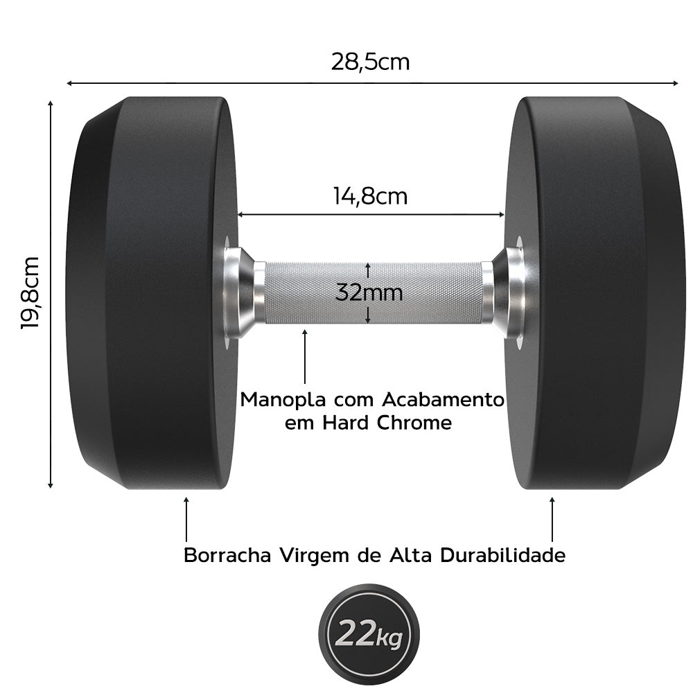 Dumbbell Rubber Elite