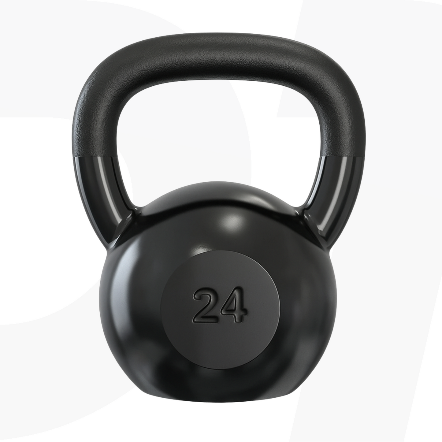 Kettlebell Emborrachado IronCast - Alça Longa