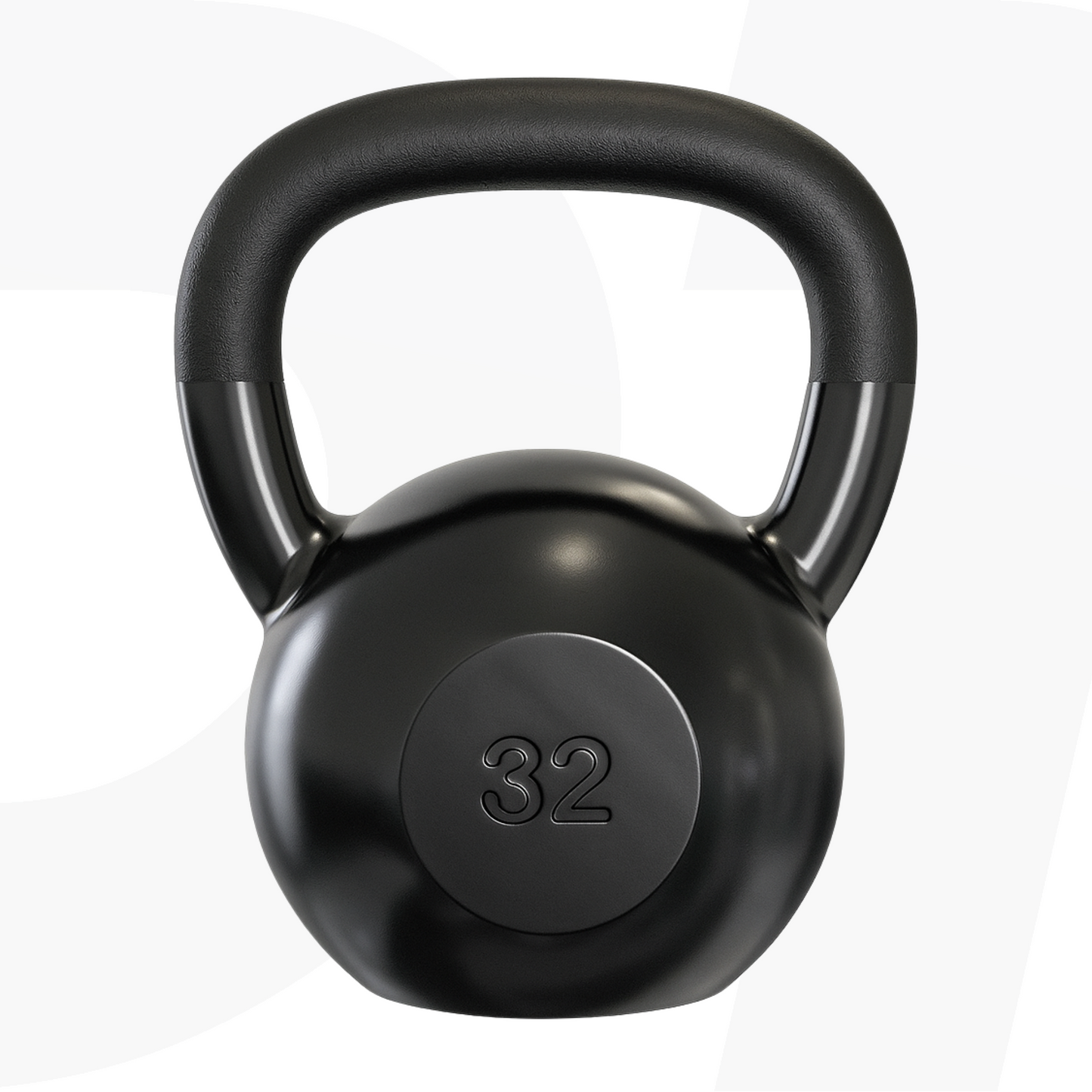 Kettlebell Emborrachado IronCast - Alça Longa