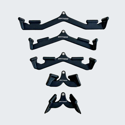 Kit Puxador Anatômico Revestido Musculação Multipegada - D1Fitness